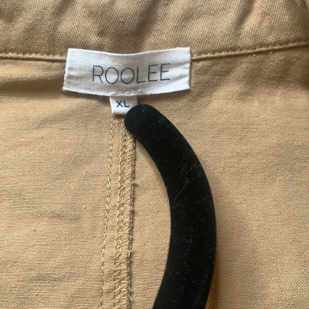 Roolee Tan Jacket Button Down Jacket - image 4